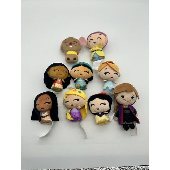 Disney Itty Bitty plush Other - Hallmark Itty Bittys Plush Lot Of 9 Disney Princess, Frozen, Snow White, Jasmine